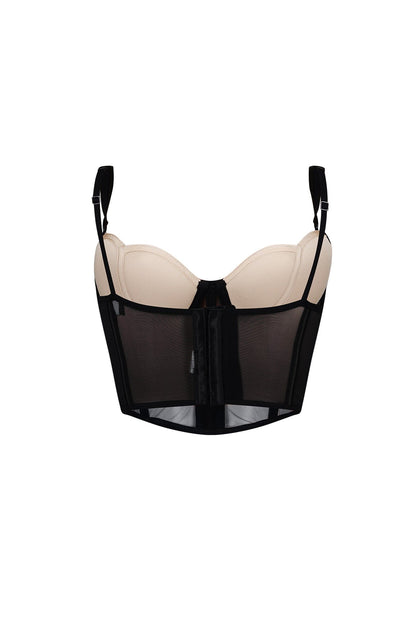 Brianne Bustier Top With Heart Bra Cups