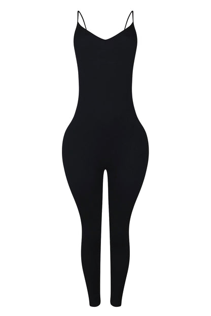 Love Lounge Ribbed Cami Catsuit