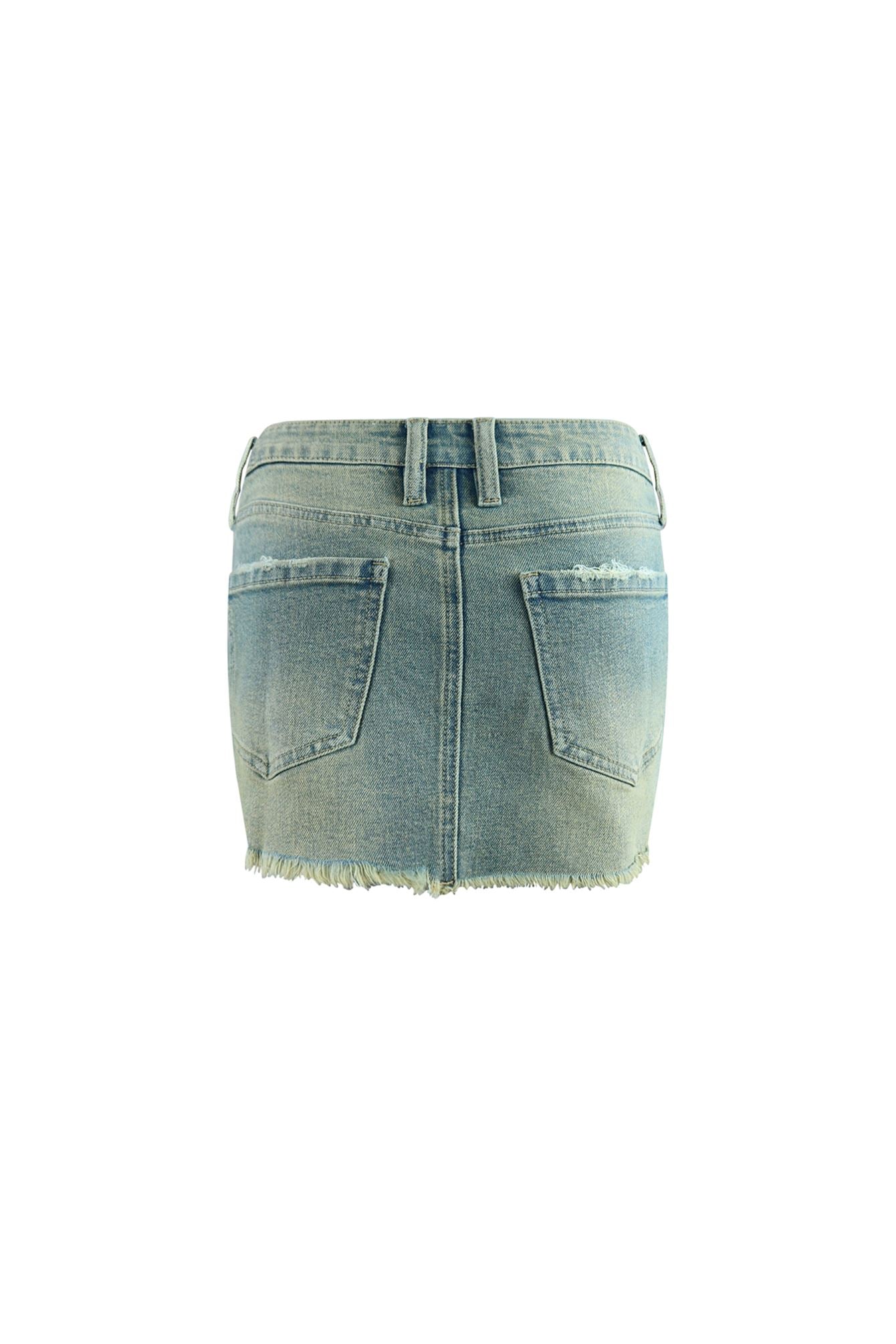 Only The Young Denim Mini Skirt SKIRT EDGE 