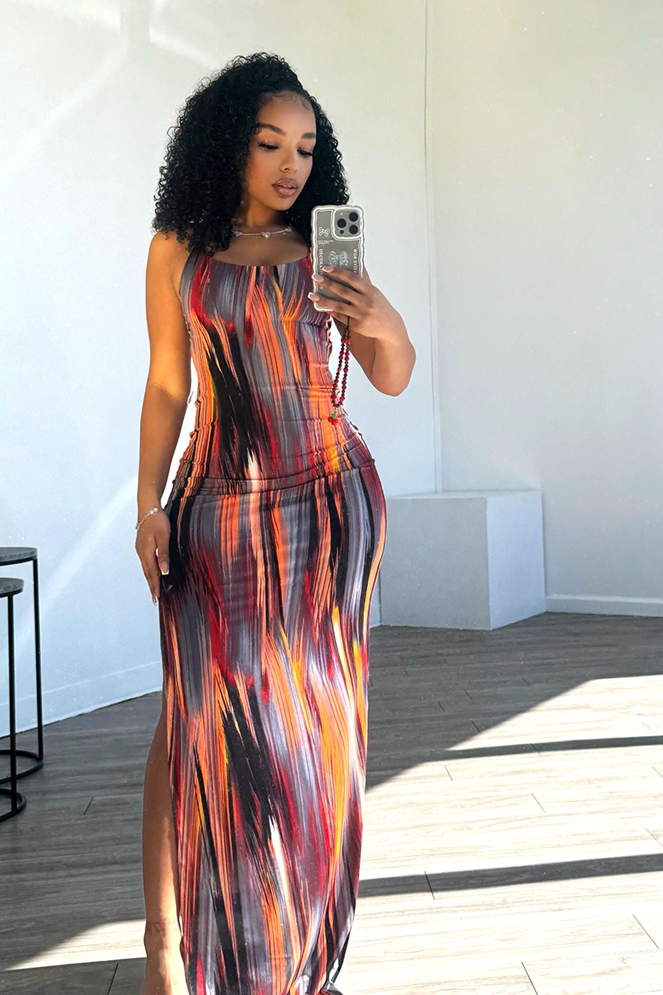 This Energy Print Maxi Dress