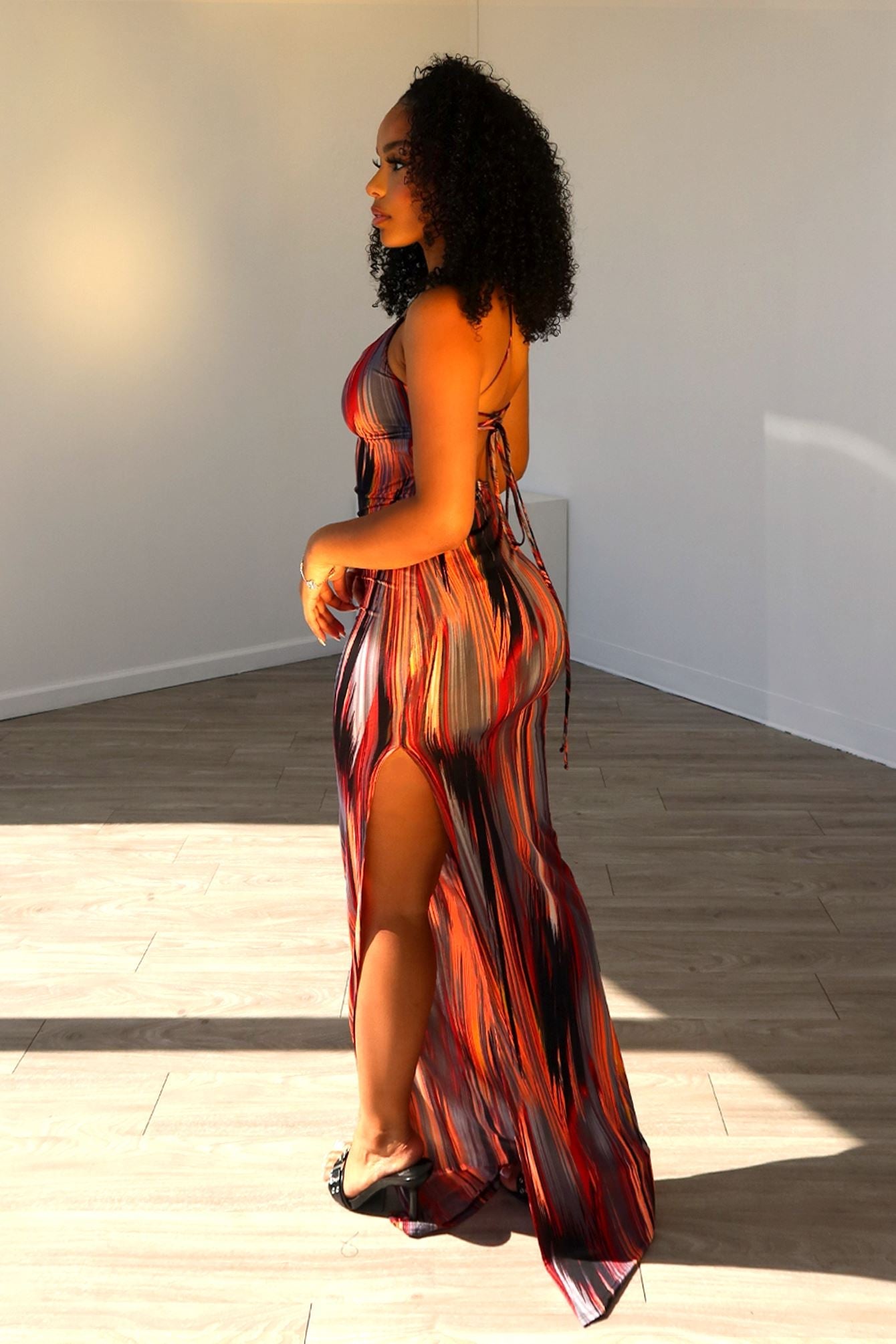 This Energy Print Maxi Dress