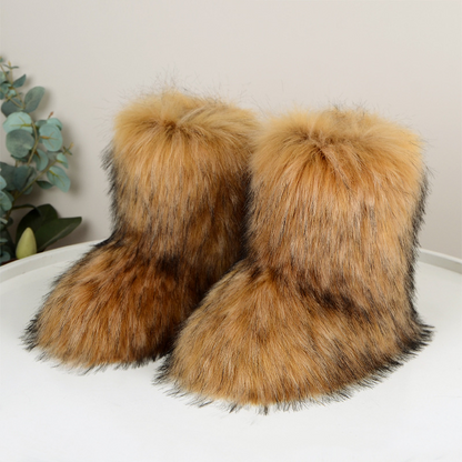 High Top Fur Snow Boots