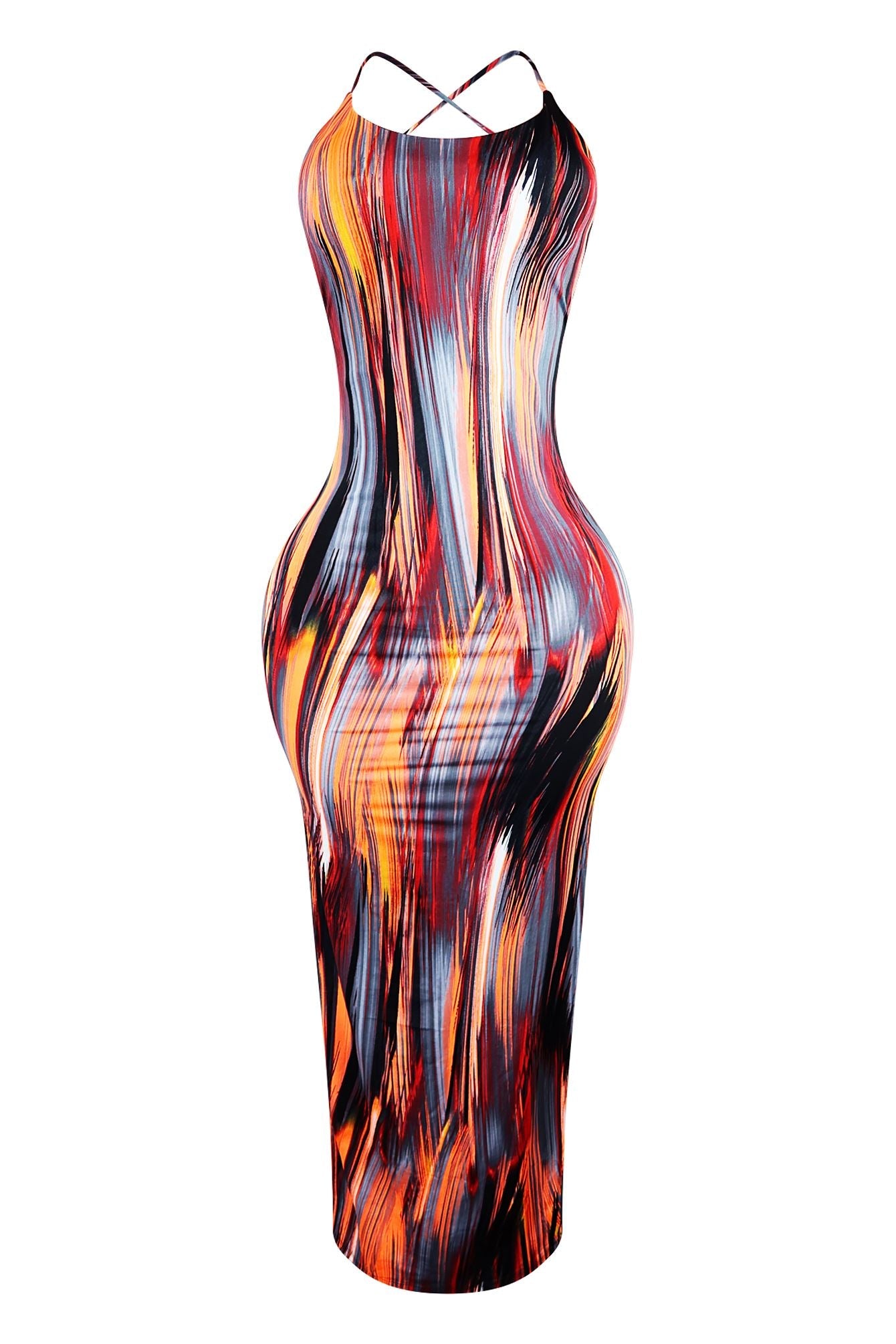 This Energy Print Maxi Dress