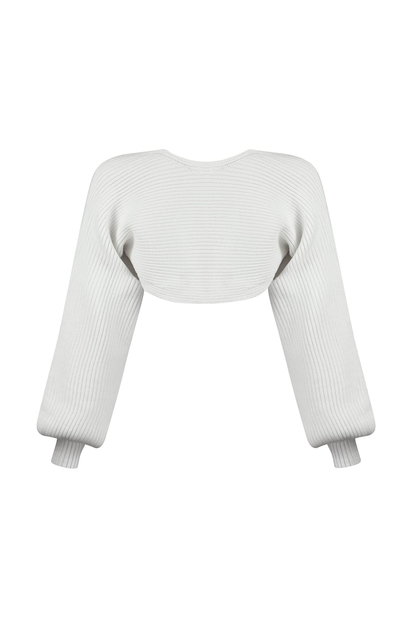 Matilda Ribbed Knit Bolero Cardigan