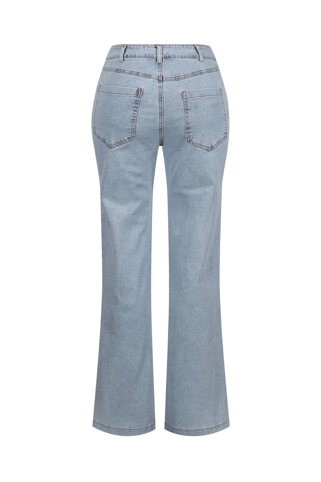 Wear The Attitude Cutout Baggy Jeans