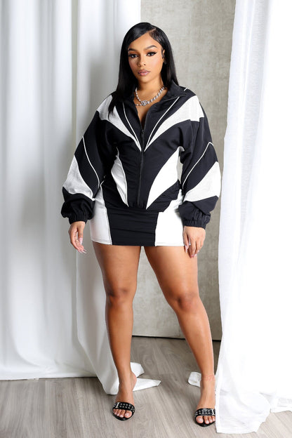 Cookie Nylon Windbreaker & Skirt SET