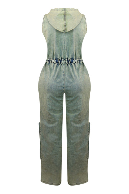 Hold Up Denim Jumpsuit