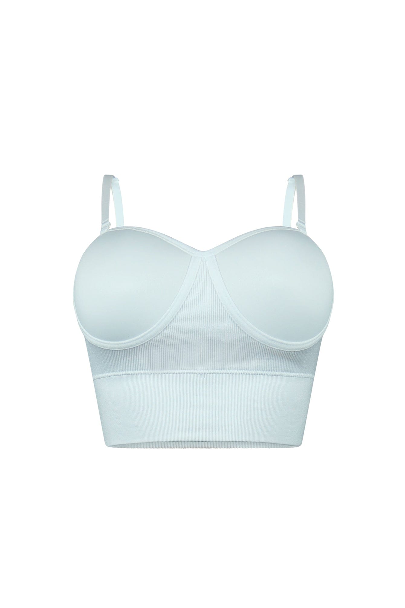 Short Temper Detachable Straps Bra Top