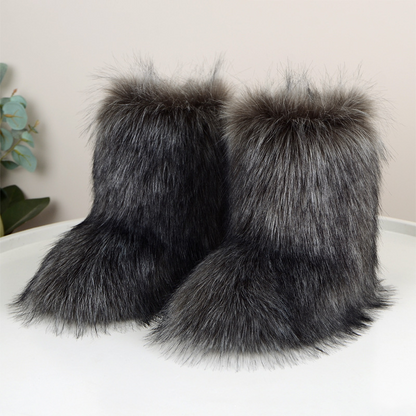 High Top Fur Snow Boots