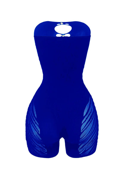 Celina Hallow Out Seamless Tube Romper