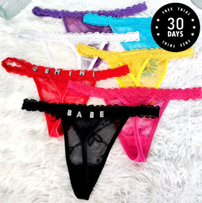 TOPPATHY™ Personalized Thong