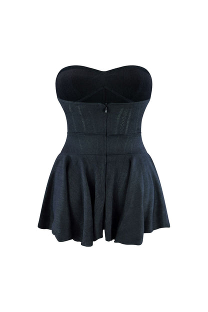 Balletcore Flare Tube Corset Mini Dress Dress EDGE