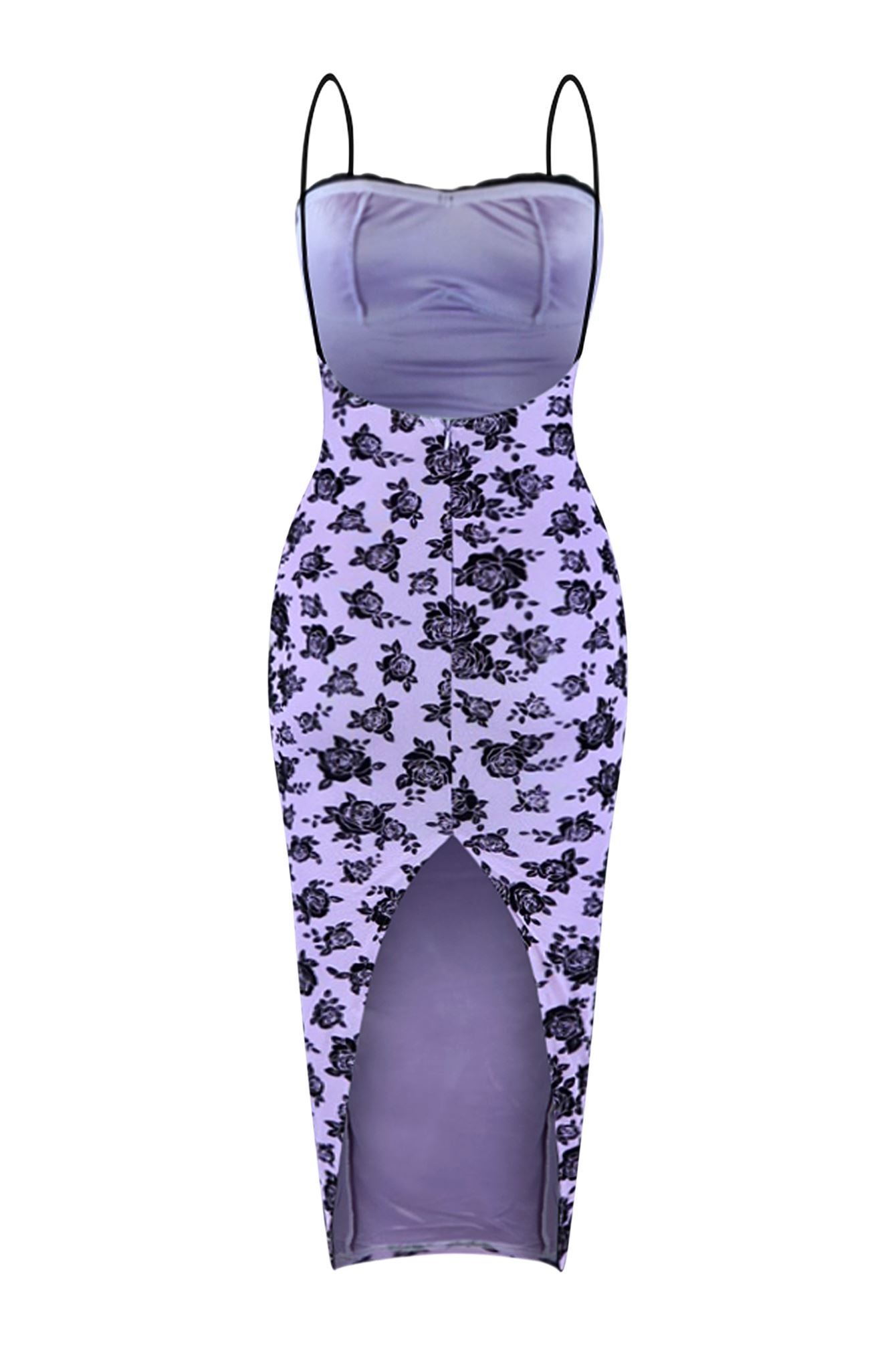 Naughty Violet Floral Midi Dress Dress EDGE