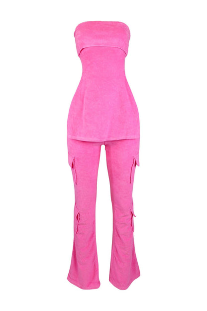 Vivid Dreams Tube Top & Pants SET matching sets EDGE Small 