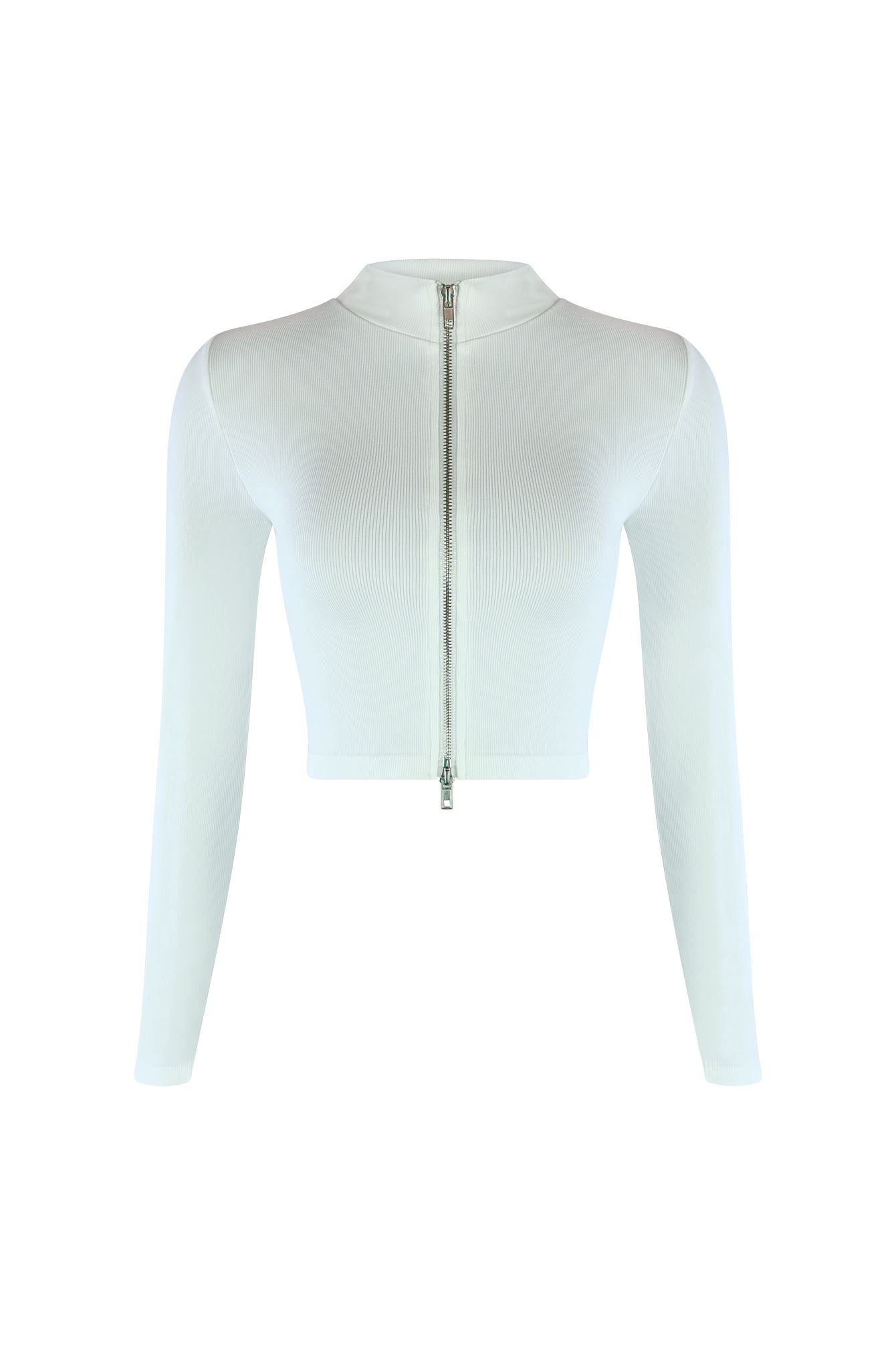 Heidi Two Way Zipper Top Crop Top EDGE 