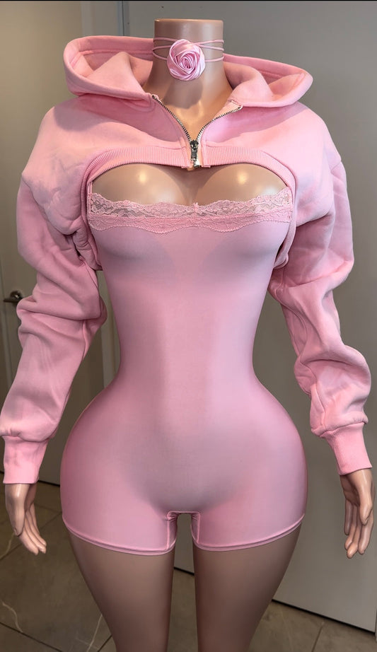 BUBBLEGUM ROMPER SET